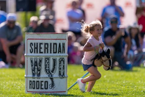 Sheridan WYO Rodeo Stick Horse Competition