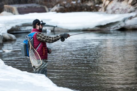 Winter Fishing in Sheridan County, Wyoming