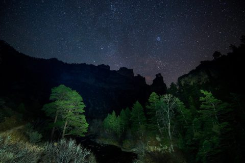 Stargazing at Tongue River Canyon