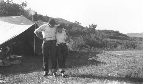 Ernest Hemingway and his second wife, Pauline Pfeiffer Hemingway