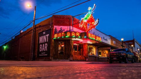 Mint Bar in downtown Sheridan, Wyoming